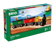 Brio World - 33722 - Train Safari - Pour circuit de train en bois - Action de...