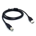 TD® USB 2.0 Printer Cable 2m High Speed Pure Copper Square Port A-B Computer to Scanner Cable USB Computer to Printer Cable Black