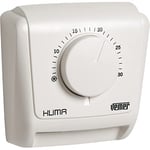 VEMER VE018800 KLIMA 2 - Thermostat d'ambiance Mécanique avec Bouton, Fonction Chauffage, Blanc
