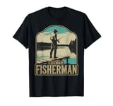 Legendary Fisherman Sunset Fishing Trips Gifts Men Outdoors T-Shirt