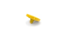 vhbw Bouton de déclencheur compatible avec Nikon D100, DF, F3, F4, F80, F80D, FE10, FM10, FM2, FM3A appareil photo - Pression ergonomique, jaune