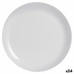 Assiette plate Luminarc Diwali Gris verre Verre trempé [Ø 27 cm] [24 Unités]