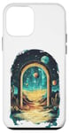 iPhone 12 mini Cosmic Desert Portal Design for Dreamers and Stargazers Case