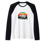 Dirty Funny Adult Clean Beaver Wood Raglan Baseball Tee