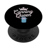 Canning Queen Mason Jar Canner Preserving Food for Women PopSockets Adhesive PopGrip