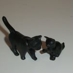 Playmobil       Black Cat & Kitten for Animal Clinic / Pets / Farm sets   -  NEW