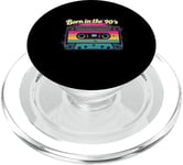 Born in the 90's Cassette Retro Look 90s Fans 90s PopSockets PopGrip for MagSafe