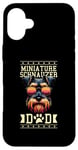 iPhone 16 Plus Retro Sunglasses Miniature Schnauzer Schnauzers Case