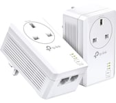 TP-LINK TL-PA7027P AV1000 Powerline Adapter Kit - Twin Pack, White