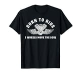 US Flag American Cool Motorcycle Biker T Shirt For Men Women T-Shirt