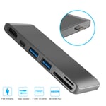 Type-c Converter Adapter Suitable For Macbook Nintendo Switch Silver