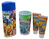 Skylanders Giants Bubble Bath, BPA free Cup/Tumbler, 2 x Bubblegum Toothpaste