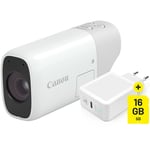 Canon PowerShot ZOOM White Essential Kit + Case | ✅ 5 years warranty