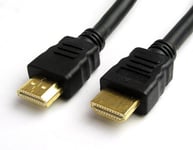 HDMI 2 Meter Extension Cable Lead Male (Golden Plated)