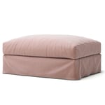 Upholstery For Le Grand Air Footstool Linen, Tender Blush