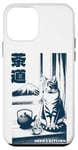 Coque pour iPhone 12 mini Chat - Cérémonie du Thé Japonais, Neko's Kitchen