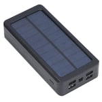 32LED Solar Power Bank W/4 USB 3 Light Modes 30000mah Portable Phone Charger SD