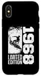 Coque pour iPhone X/XS Surfeur Surf-board Vintage born 1968 Birthday Surfing