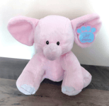 20CM BABY PINK ELEPHANT TEDDY BEAR Plush Baby Shower Gender Reveal Gift Present