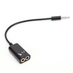 3.5mm Mic Audio Jack To Headphone Microphone Y Splitter Cableconverter Adaptjjo