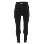 Black Shag Merino Mens Thermal Leggings S