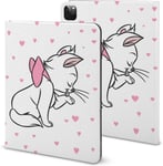 Oshare Cat Ipad Pro Case 2021, Résistant Aux Rayures, Veille/Réveil Automatique, Réglage Multi-Angle, Housse De Protection De Personnage D'anime