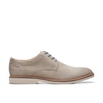 Clarks Homme Atticus LT Lace, Nubuck Gris, 41 EU