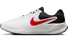 Nike Homme Revolution 7 Running Shoe, White/Fire Red-Black-Photon Dust, 45.5 EU