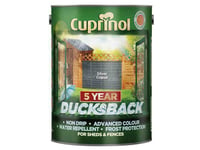 Cuprinol Ducksback 5 Year Waterproof For Sheds & Fences Silver Copse 5 Litre CUP