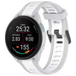 18mm silikonklokkerem for Garmin Forerunner 165/Venu 3S/Huawei Watch GT4 41mm Hvit