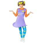 amscan 9909197 Angelica Design Costume Imprimé Taille 38-40 Rugrats, violet, 44-47