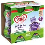 Cow & Gate 2 Baby Milk Formula Multipack, 4 x 200ml