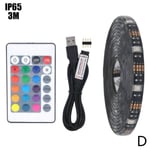 Usb Led Strip 5050 Rgb Changeable Tv Background 50cm 5m D Waterproof 3m