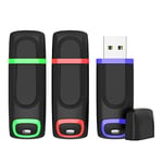 KEXIN Clé USB 3.0 64Go Rapide, Lot de 3 Clef USB 64 Go 3.0 à Capuchon Cle USB Flash Drive 64 Giga Pas Cher Compatible avec Ordinateur, Console de Jeux, PC