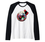 Batman Harley Quinn Vs The Joker Puddin Raglan Baseball Tee