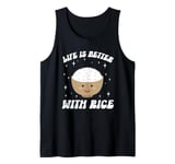 Cool Rice Design For Men Women White Food Cooker Rice Lover Tank Top