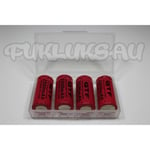 4 PILES RECHARGEABLE 16340 CR123A 3.7V 2500mAh Li-ion + BOITE DE RANGEMENT • KDO