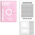 100 Envelopes Money Saving Challenge, 100 Envelope Challenge Binder, Money7386