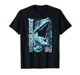 Jurassic World 2 Blue The Raptor Blue Grid T-Shirt