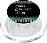 Gentil Coquin Noël Levi Pull Moche PopSockets PopGrip pour MagSafe