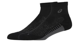 Chaussettes unisexe asics performance run quarter noir