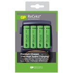 GP Recyko Charger PB50 H500 For AA AAA Batteries Included 4 AA Recyko 2700