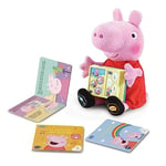 VTech - Peppa Pig - Les Petites Histoires De Peppa, Peluche Interactive, Jouet Peppa Pig - 2/5 ans - Version FR 552205 Rose