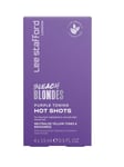 Lee Stafford Bleach Blondes Purple Toning Hot Shots 4 x 15 ml