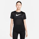 Nike Dri-FIT T-skjorte til dame, Regular, Heathered, Str. L - Pustende og komfortabel treningstopp