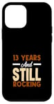 Coque pour iPhone 12 mini 13e anniversaire 13 ans et toujours à bascule