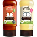 Sweet Freedom Vegan Brilliant Baking Bundle - x1 Fruit Syrup 350 G & x1 Light Syrup 350 G