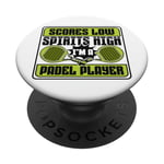 Scores Low Spirits High Paddle Tennis Paddle Ball Padel PopSockets Adhesive PopGrip