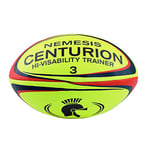 CENTURION Nemesis Ballon de Rugby Haute visibilité Jaune Jaune Size 4