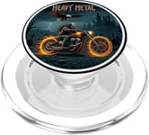 Heavy Metal Thrash Hard Rock Horreur Rocker Tenue moto PopSockets PopGrip pour MagSafe